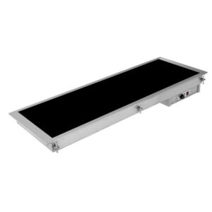 KBS Gastrotechnik Einbau Glaskeramik-Warmhalteplatte mit Strahlheizkörpern GN 2/1