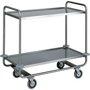 KBS Gastrotechnik Schwerlast-Servierwagen 1100 mit 2 Böden - 100 kg Traglast