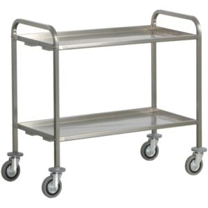 KBS Gastrotechnik Schwerlast-Servierwagen 1120 mit 2 Böden - 150 kg Traglast