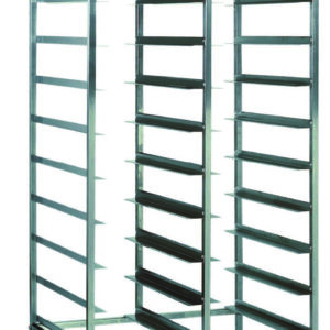 KBS Gastrotechnik Abräumwagen 740 für 20 Tabletts GN 1/1 ohne Seitenwand