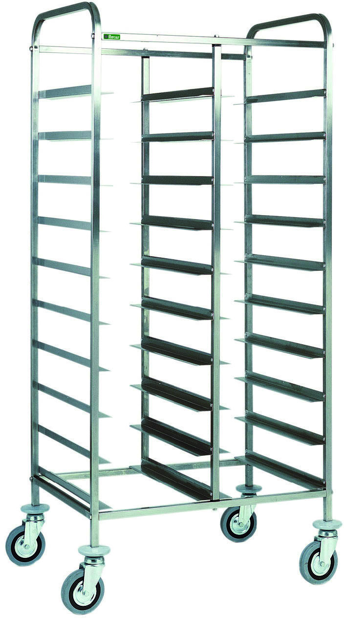 KBS Gastrotechnik Abräumwagen 740 für 20 Tabletts GN 1/1 ohne Seitenwand 1 KBS Gastrotechnik Abräumwagen 740 für 20 Tabletts GN 1/1 ohne Seitenwand
