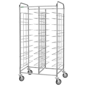 KBS Gastrotechnik Abräumwagen 950 für 20 Tabletts oder GN Tabletts ohne Seitenwand