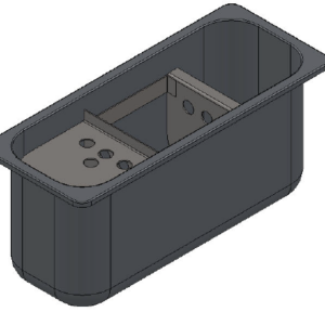 KBS Gastrotechnik Anbauportionierspüle für Eistheke Mirabello