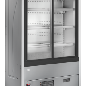 KBS Gastrotechnik Wandkühlregal Aurin 2 150 mit Schiebetüren