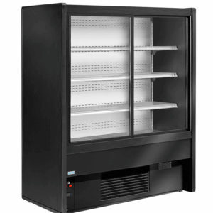 KBS Gastrotechnik Wandkühlregal Dilara 180 mit Schiebetüren selbstschließend