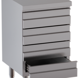 KBS Gastrotechnik Schubladenschrank 4 Schubladen BxT 50x60cm