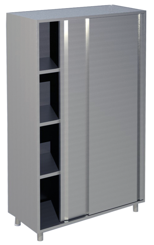 KBS Gastrotechnik Geschirrschrank mit 2 Schiebetüren B 120cm Höhe 180cm 1 KBS Gastrotechnik Geschirrschrank mit 2 Schiebetüren B 120cm Höhe 180cm