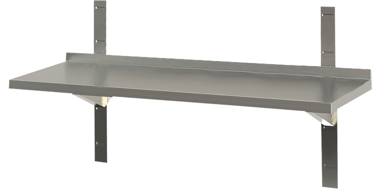 KBS Gastrotechnik Wandbord 1 Boden mit Aufkantung B 160cm x T 30cm 1 KBS Gastrotechnik Wandbord 1 Boden mit Aufkantung B 160cm x T 30cm