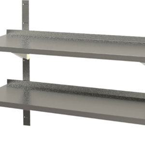 KBS Gastrotechnik Wandbord 2 Böden mit Aufkantung B 100cm x T 30cm