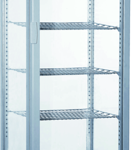 KBS Gastrotechnik Panoramavitrine RT-280 G LED (silber)
