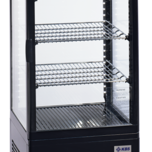 KBS Gastrotechnik Tischkühlvitrine RT-78 G LED (schwarz)