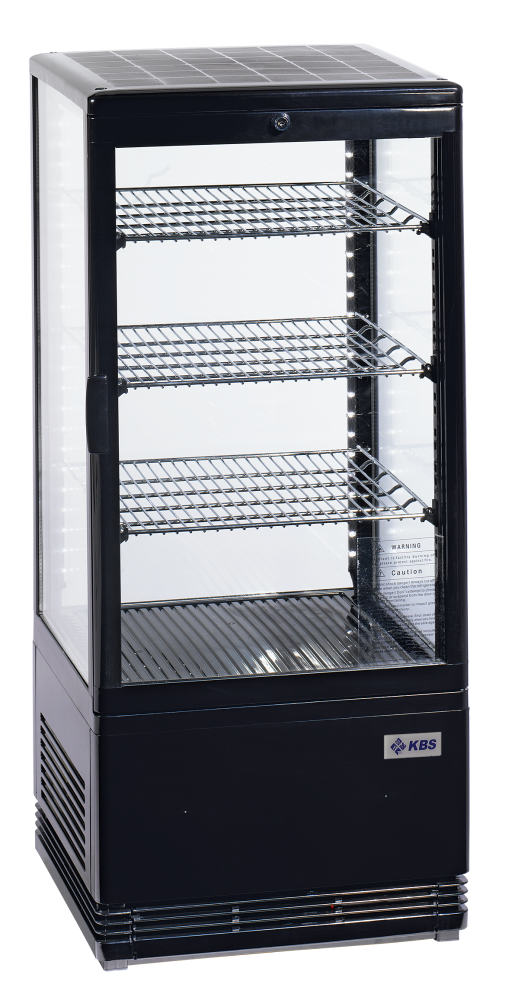 KBS Gastrotechnik Tischkühlvitrine RT-78 G LED (schwarz) 1 KBS Gastrotechnik Tischkühlvitrine RT-78 G LED (schwarz)