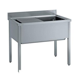 KBS Gastrotechnik Topfspüle mit Aufkantung B 140cm