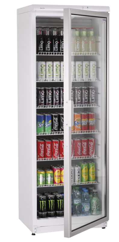 KBS Gastrotechnik Glastürkühlschrank CD 350 weiß 2 KBS Gastrotechnik Glastürkühlschrank CD 350 weiß – Bild 2