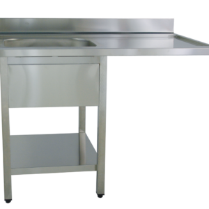 KBS Gastrotechnik Spülcenter B 120cm - 1 Becken links - mit glatter Ablagefläche