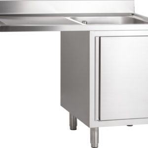 KBS Gastrotechnik Spülcenter 1 Becken rechts Breite 120cm mit Unterschrank