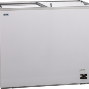 KBS Gastrotechnik Eiscreme Impuls-Tiefkühltruhe D 300 mit Glasschiebedeckel