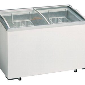 KBS Gastrotechnik Eiscreme Impuls-Tiefkühltruhe D 401 mit Glasschiebedeckel