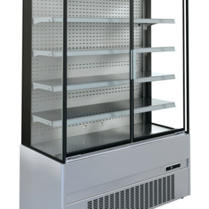 KBS Gastrotechnik Wandkühlregal Edelstahl Cronus 1310 mit Drehtüren