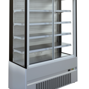 KBS Gastrotechnik Wandkühlregal Edelstahl Cronus 1510 mit Schiebetüren