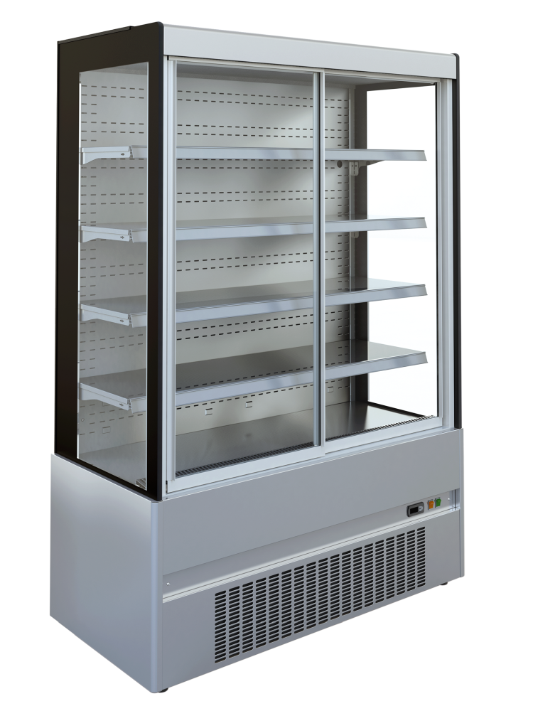 KBS Gastrotechnik Wandkühlregal Edelstahl Cronus 1510 mit Schiebetüren 1 KBS Gastrotechnik Wandkühlregal Edelstahl Cronus 1510 mit Schiebetüren