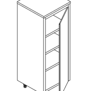 KBS Gastrotechnik Geschirrschrank Breite 70cm Höhe 150cm mit Flügeltür