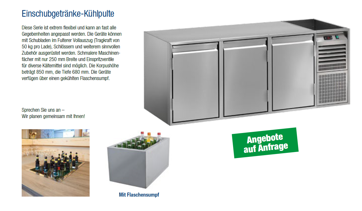 KBS Gastrotechnik Kühltisch mit Edelstahlverdampfer KTE 4 O 3 KBS Gastrotechnik Kühltisch mit Edelstahlverdampfer KTE 4 O – Bild 3