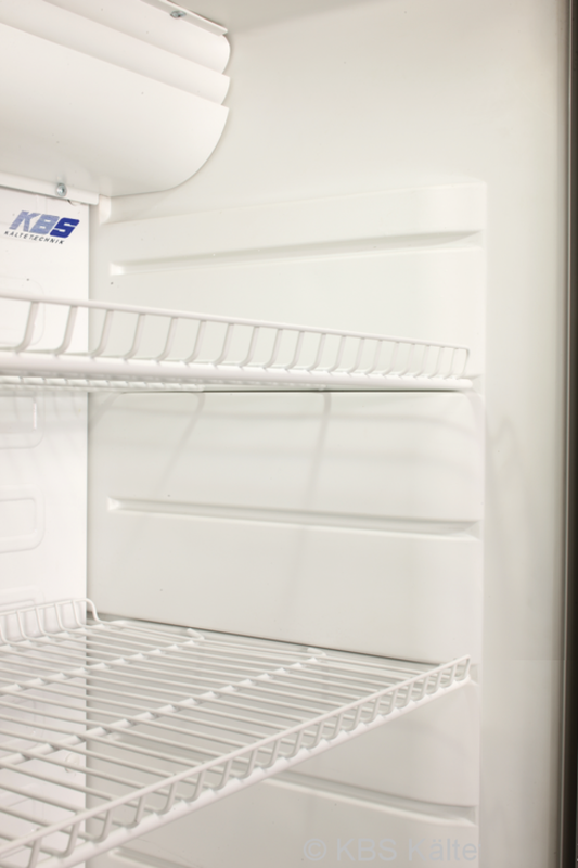 KBS Gastrotechnik Glastürkühlschrank CD 350 weiß mit Schloss 2 KBS Gastrotechnik Glastürkühlschrank CD 350 weiß mit Schloss – Bild 2
