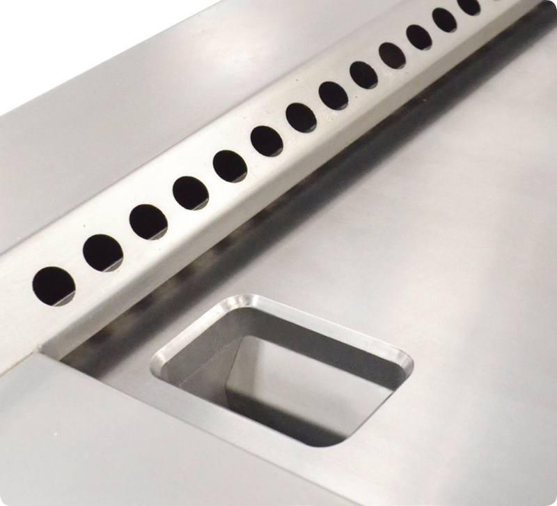 KBS Gastrotechnik Elektro Teppanyaki-Grill mit 3 Heizzonen 14 kW Tischgerät 3 KBS Gastrotechnik Elektro Teppanyaki-Grill mit 3 Heizzonen 14 kW Tischgerät – Bild 3